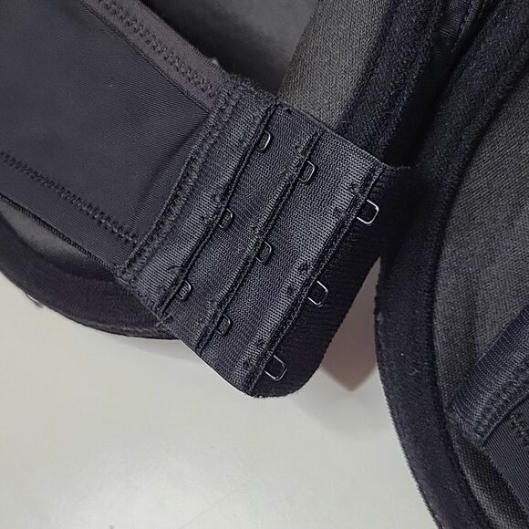 NEW 34DD CONVERTIBLE STRAPLESS 3 WAY BLACK FLEX UNDERWIRE DOMINIQUE BRA 3541 NWT - Picture 4 of 7